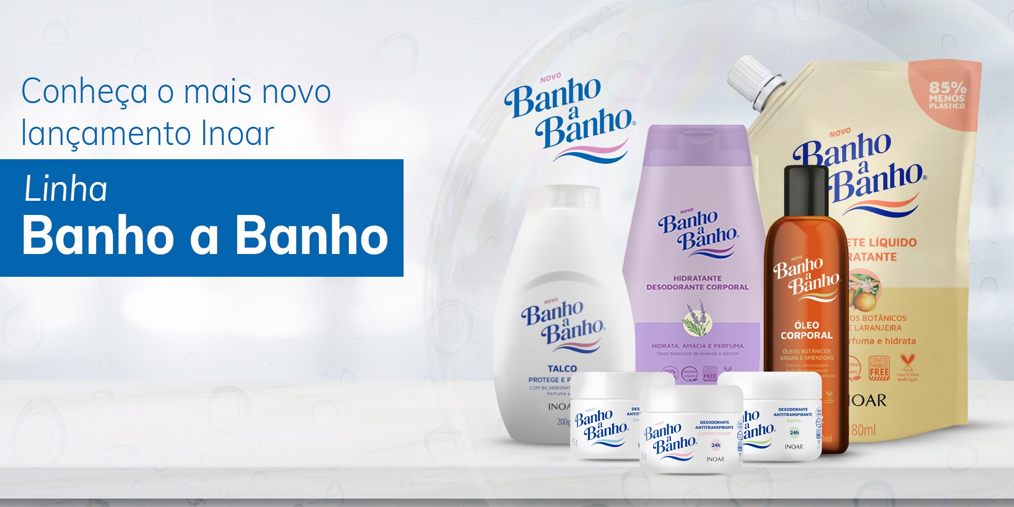 Velozes e Curiosos: nova linha de produtos para animar o banho